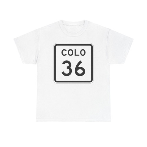 Colorado 36 1952 (Colorado) (Road Sign) T-Shirt
