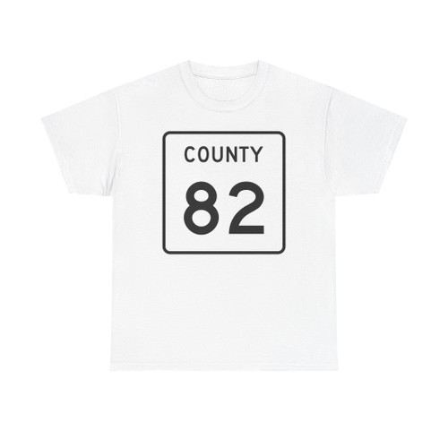 County 82 square (Minnesota) (Road Sign) T-Shirt