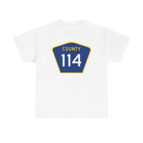 County 114 MN (Minnesota) (Road Sign) T-Shirt