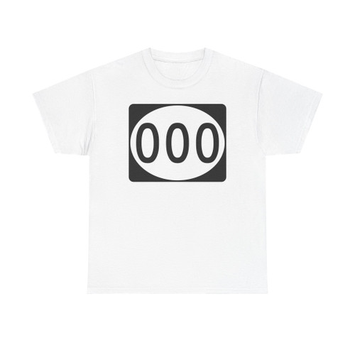 Ellipse sign template (New Jersey) (Road Sign) T-Shirt