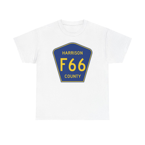Harrison County Route F66 IA (Iowa) (Road Sign) T-Shirt