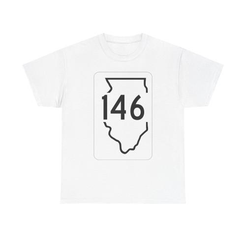 Illinois 146 1950 (Illinois) (Road Sign) T-Shirt