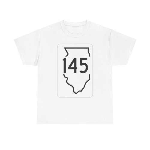 Illinois 145 1950 (Illinois) (Road Sign) T-Shirt