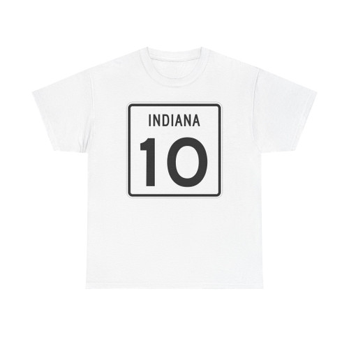 Indiana 10 1955 (Indiana) (Road Sign) T-Shirt