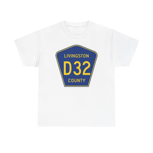Livingston County D-32 (Michigan) (Road Sign) T-Shirt