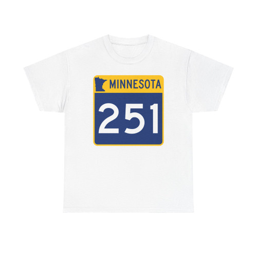 MN-251 (Minnesota) (Road Sign) T-Shirt
