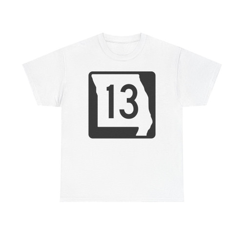 MO-13 (Missouri) (Road Sign) T-Shirt