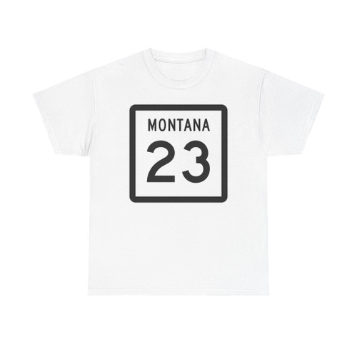 MT-23 (Montana) (Road Sign) T-Shirt