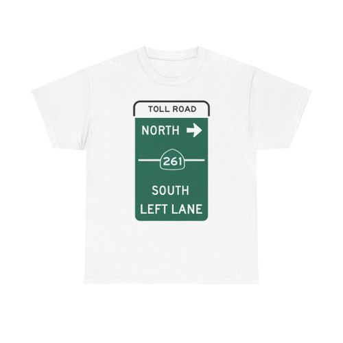 MUTCD-CA G77A Toll (California) (Road Sign) T-Shirt