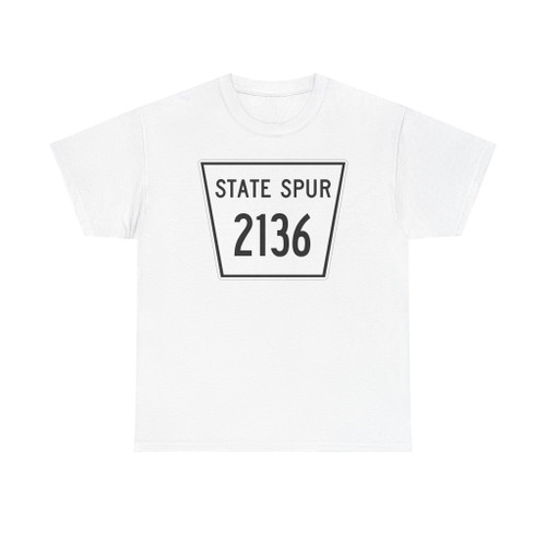 Nebraska State Spur 2136 (Nebraska) (Road Sign) T-Shirt