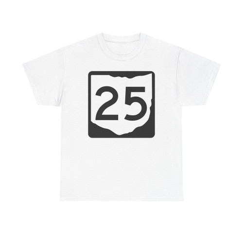 OH-25 (Ohio) (Road Sign) T-Shirt