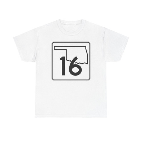 Oklahoma State Highway 16 (Oklahoma) (Road Sign) T-Shirt