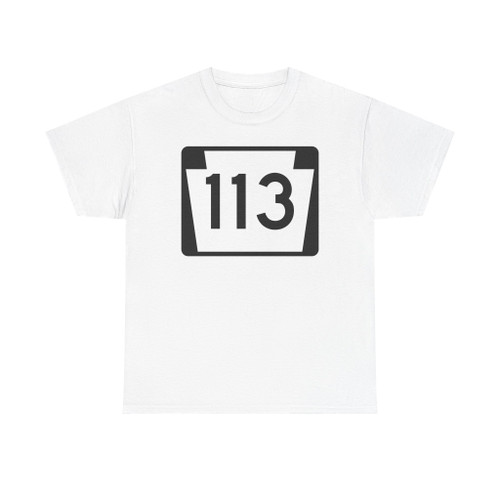 PA-113 (Pennsylvania) (Road Sign) T-Shirt