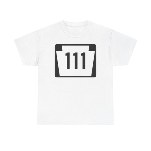 PA-111 (Pennsylvania) (Road Sign) T-Shirt
