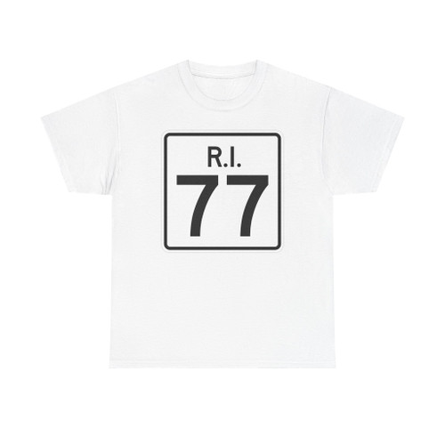 Rhode Island 77 (Rhode Island) (Road Sign) T-Shirt
