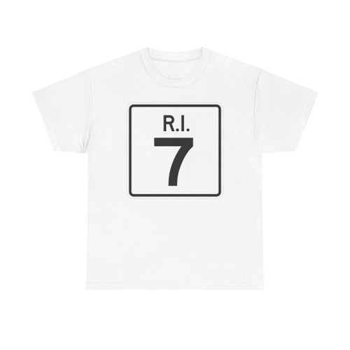 Rhode Island 7 (Rhode Island) (Road Sign) T-Shirt
