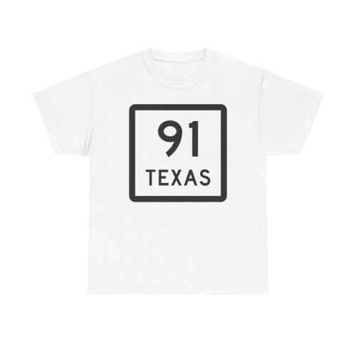 Texas 91 (Texas) (Road Sign) T-Shirt