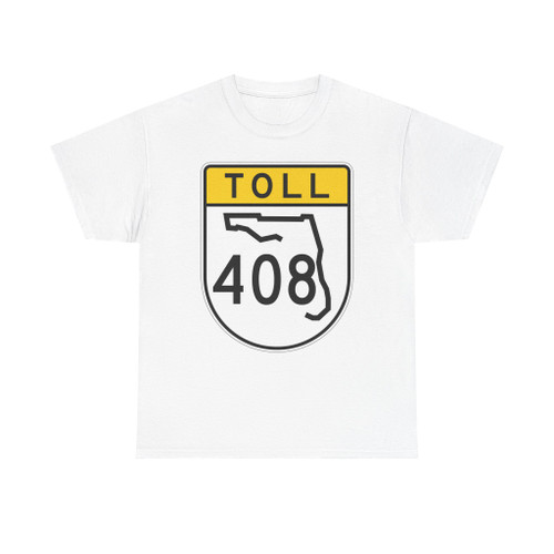 Toll Florida 408 (Florida) (Road Sign) T-Shirt