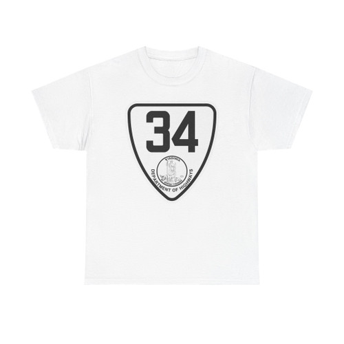 Virginia 34 1924 (Virginia) (Road Sign) T-Shirt