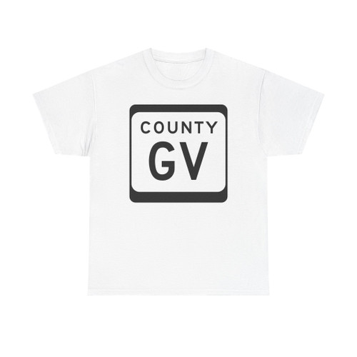 WIS County GV (Wisconsin) (Road Sign) T-Shirt
