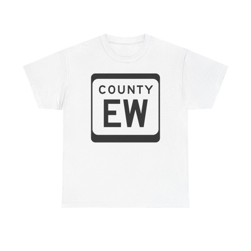 WIS County EW (Wisconsin) (Road Sign) T-Shirt