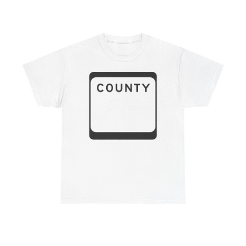 WIS County blank (Wisconsin) (Road Sign) T-Shirt
