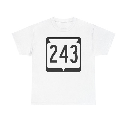 WIS 243 (Wisconsin) (Road Sign) T-Shirt
