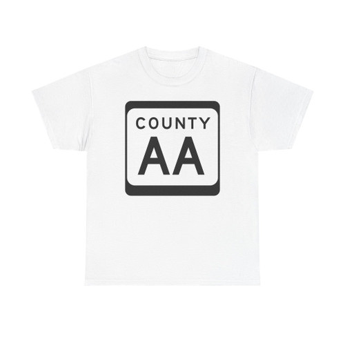 WIS County AA (Wisconsin) (Road Sign) T-Shirt