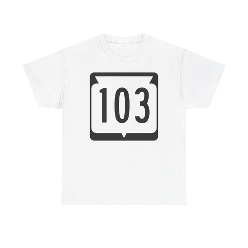 WIS 103 (Wisconsin) (Road Sign) T-Shirt