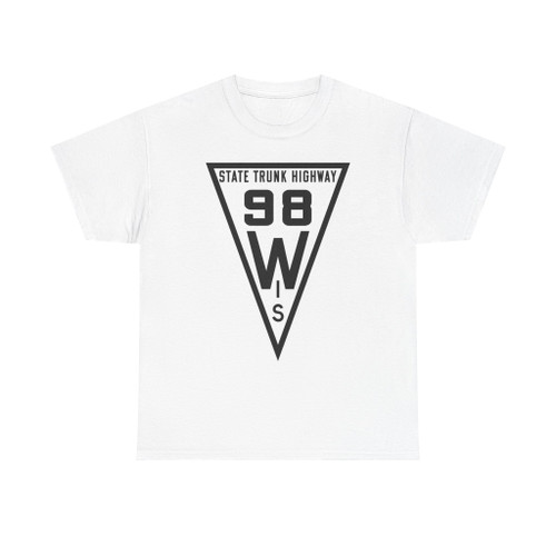 WIS 98 1919 (Wisconsin) (Road Sign) T-Shirt