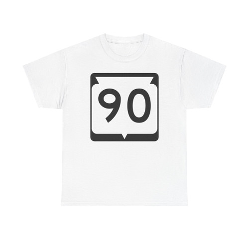 WIS 90 (Wisconsin) (Road Sign) T-Shirt