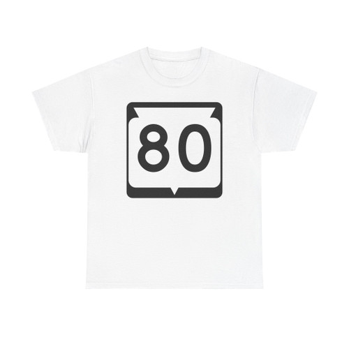 WIS 80 (Wisconsin) (Road Sign) T-Shirt