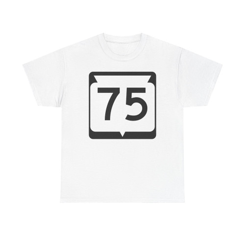 WIS 75 (Wisconsin) (Road Sign) T-Shirt