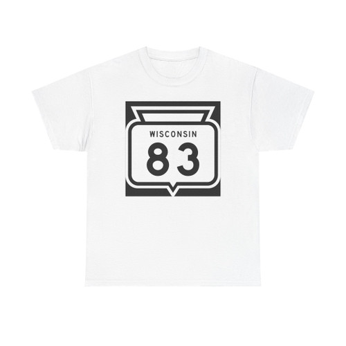 WIS 83 1958 (Wisconsin) (Road Sign) T-Shirt