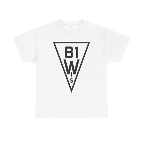 WIS 81 1927 (Wisconsin) (Road Sign) T-Shirt