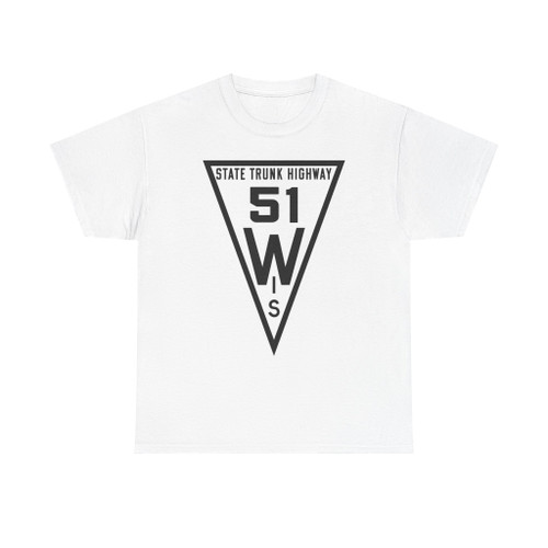 WIS 51 1919 (Wisconsin) (Road Sign) T-Shirt