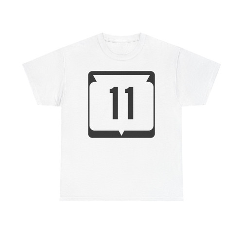 WIS 11 (Wisconsin) (Road Sign) T-Shirt