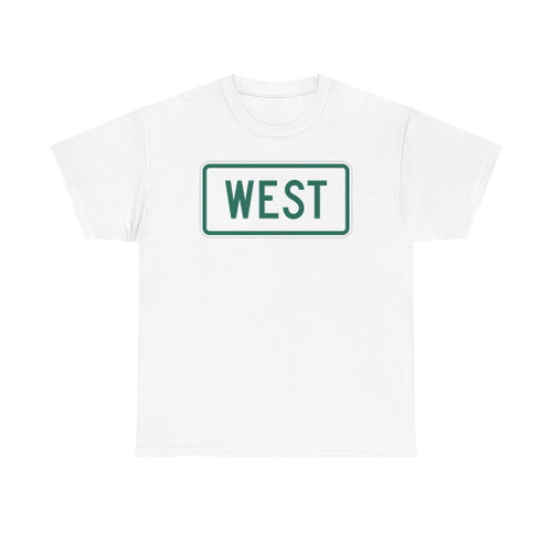 West plate small Vermont (Vermont) (Road Sign) T-Shirt