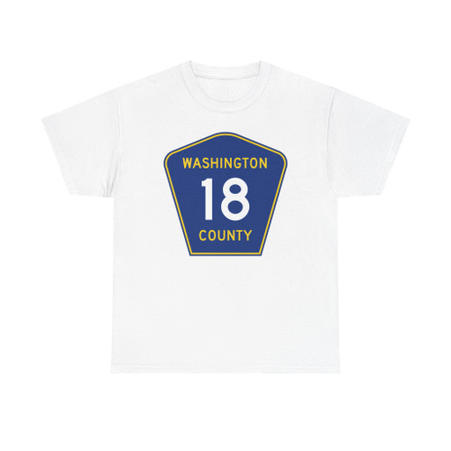 Washington County 18 MN (Minnesota) (Road Sign) T-Shirt