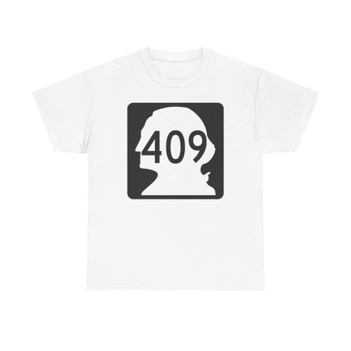 WA-409 (Washington) (Road Sign) T-Shirt