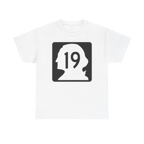 WA-19 (Washington) (Road Sign) T-Shirt