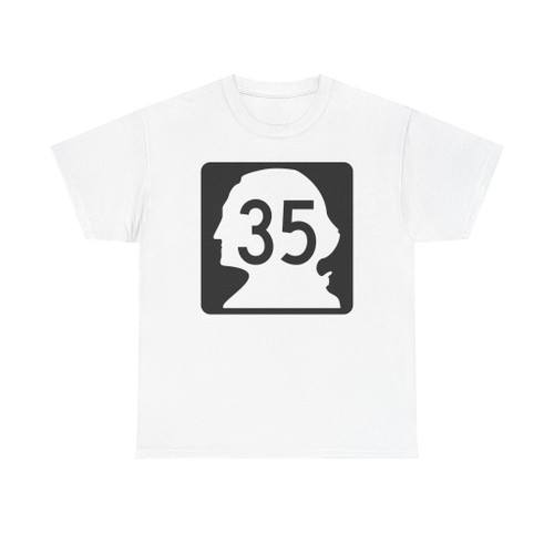 WA-35 (Washington) (Road Sign) T-Shirt