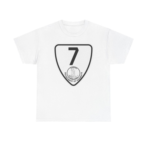 Virginia 7 1924 (Virginia) (Road Sign) T-Shirt