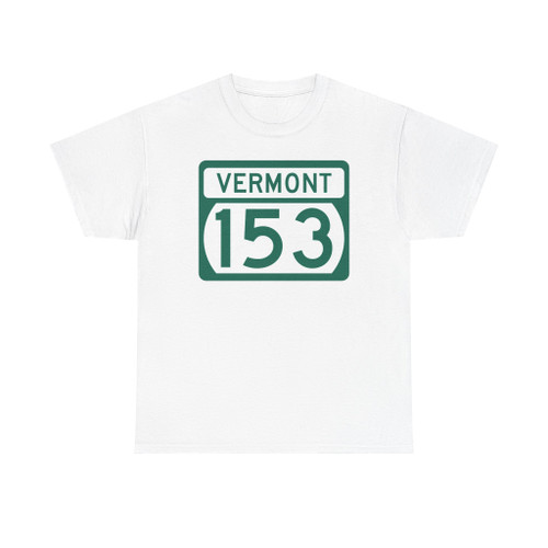 Vermont 153 (Vermont) (Road Sign) T-Shirt