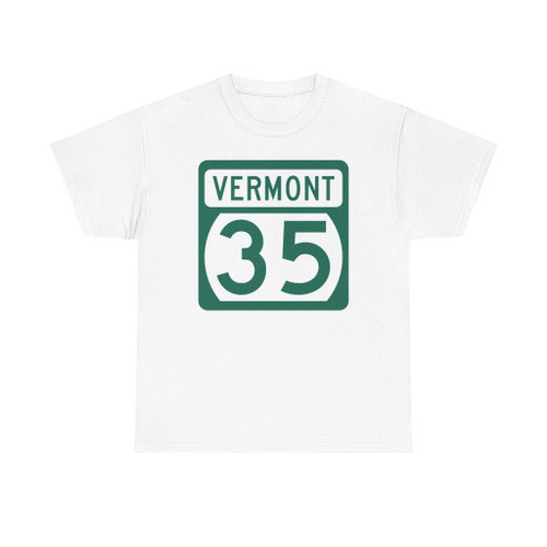Vermont 35 (Vermont) (Road Sign) T-Shirt
