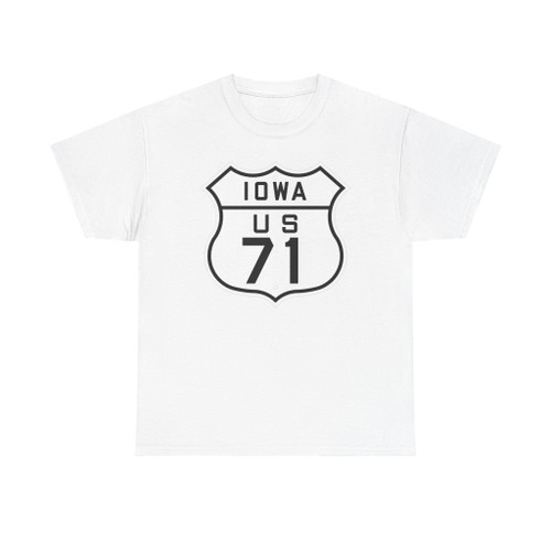 US 71 Iowa 1926 (Iowa) (Road Sign) T-Shirt