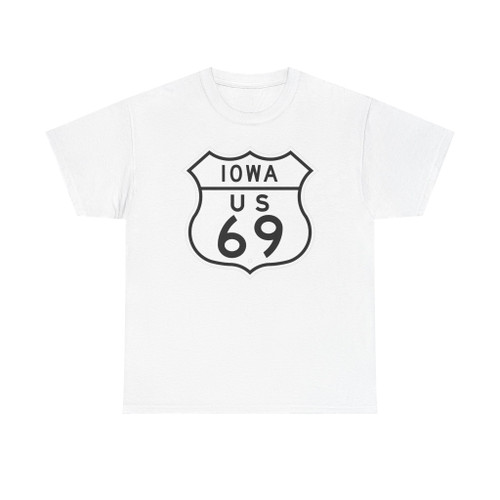 US 69 Iowa 1948 (Iowa) (Road Sign) T-Shirt