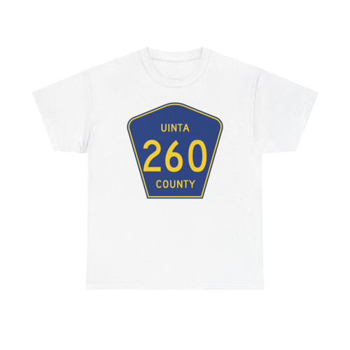 Uinta County Route 260 WY (Wyoming) (Road Sign) T-Shirt