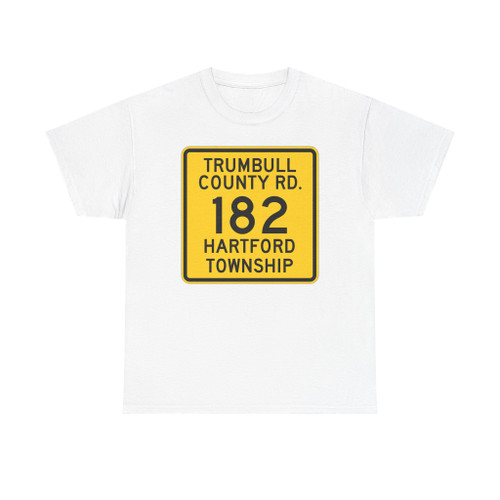 Trumbull County Route 182 OH (Ohio) (Road Sign) T-Shirt