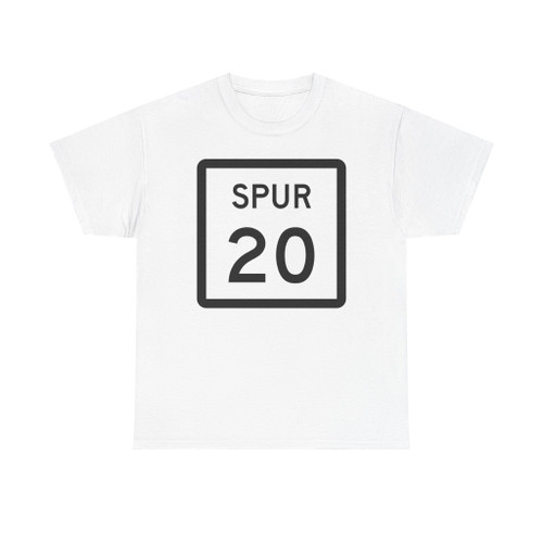 Texas Spur 20 (Texas) (Road Sign) T-Shirt